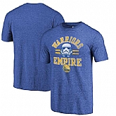 Golden State Warriors Royal Star Wars Empire Fanatics Branded Tri-Blend T-Shirt,baseball caps,new era cap wholesale,wholesale hats